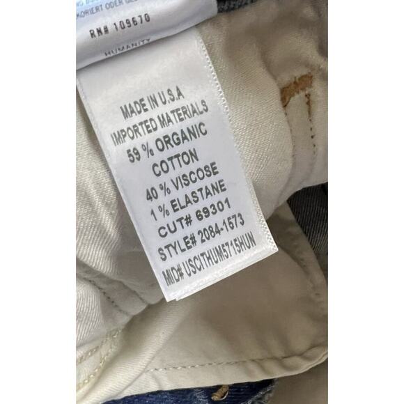 Citizens of Humanity Loli Mid Rise Baggy Palazzo Wide Leg Denim Jeans Size 25 - Picture 7 of 9